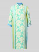 Overhemdjurk van viscose met knoopsluiting