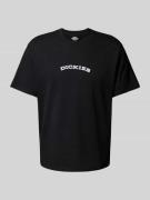 T-shirt met labelprint