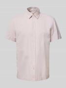 Regular fit vrijetijdsoverhemd van een mix van linnen en katoen