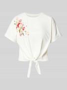 T-shirt met strikdetail, model 'FABIAN'