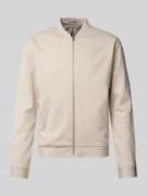 Sweatjack met opstaande kraag, model 'MARK'