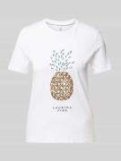 Regular fit T-shirt van puur katoen, model 'KITA'