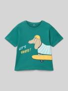 T-shirt met motiefprint, model 'HELGE'