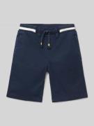 Regular fit bermuda van katoenmix, model 'PELLE'
