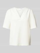 T-shirt met V-hals, model 'TENNY'