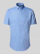 Slim fit zakelijk overhemd met knoopsluiting