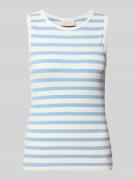 Tanktop in riblook, model 'Effy'