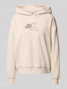Loose fit hoodie van katoenmix, model 'CAMILLA'