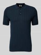 Slim fit poloshirt met knoopsluiting, model 'TRITON'