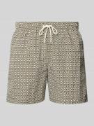 Regular fit zwembroek met tunnelkoord