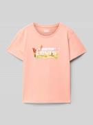 T-shirt met labelprint
