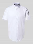 Regular fit zakelijk overhemd met knoopsluiting