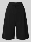 Korte loose fit broek met bandplooien