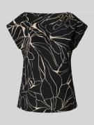 Relaxed fit T-shirt met sierdetail