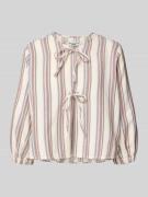 Regular fit blouse met koord