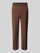 Regular fit pantalon met persplooien, model 'Tenuta'