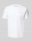 T-shirt met labelprint