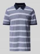 Regular fit poloshirt met labelstitching