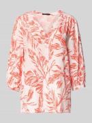 Blouseshirt met V-hals