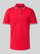 Poloshirt met labelstitching