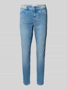 Slim fit capribroek met steekzakken, model 'ORNELLA SPORTY'