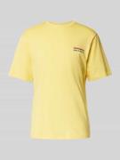 T-shirt met labelprint