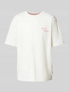 T-shirt met stitchingdetail, model 'MILO'