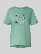 Regular fit T-shirt van puur katoen