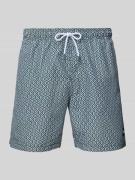Regular fit zwembroek met labelpatch, model 'Mike'