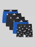 Boxershort met elastische band met logo in een set van 5 stuks