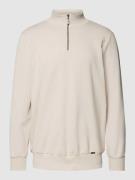 Sweatshirt met opstaande kraag, model 'Natural Living'