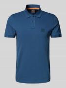 Poloshirt met labeldetail