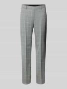 Slim fit pantalon met persplooien, model 'Lenon'