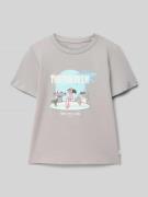 Regular fit T-shirt van puur katoen