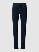 Jeans met 5-pocketmodel en denimlook