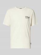 T-shirt met logoprint en ronde hals