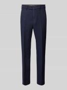 Regular fit broek met paspelzakken, model 'Parmal'