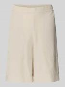 Wide fit bermuda met elastische band