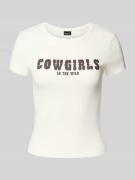 T-shirt met statementprint