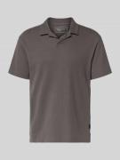 Relaxed fit poloshirt van katoenmix