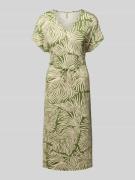 Midi-jurk met strikceintuur, model 'MARICA'