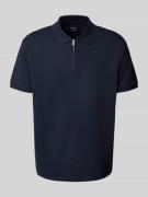 Poloshirt met korte ritssluiting