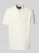 Poloshirt met korte ritssluiting