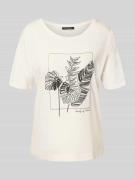 T-shirt met motiefprint