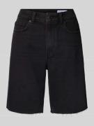 Regular fit korte jeans van katoenmix, model 'CLEO'