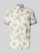 Regular fit vrijetijdsoverhemd van puur katoen