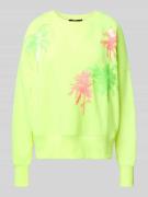 Relaxed fit sweatshirt met ronde hals