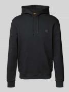Hoodie met labeldetail, model 'Wetalk'
