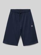 Regular fit sweatshorts met logoprint