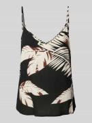 Loose fit top met bandjes van pure viscose, model 'EASY JOY'